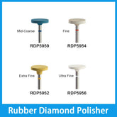 Dental Rubber Diamond Polisher for High-gloss Polishing Zirconia Porcelain-RDP5959, RDP5954, RDP5952, RDP5956
